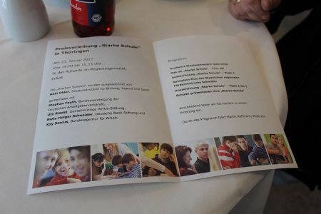 Preisverleihung für 2.Platz in Thüringen in Erfurt 23.01.2017