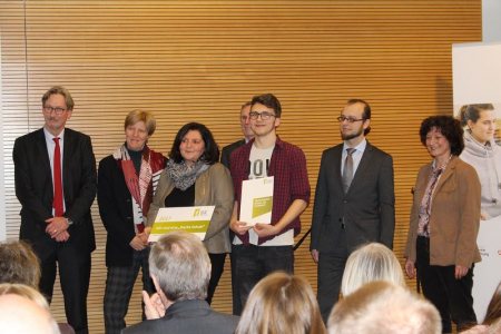 Preisverleihung für 2.Platz in Thüringen in Erfurt 23.01.2017