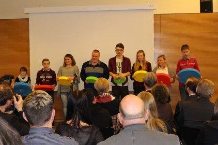 Preisverleihung für 2.Platz in Thüringen in Erfurt 23.01.2017